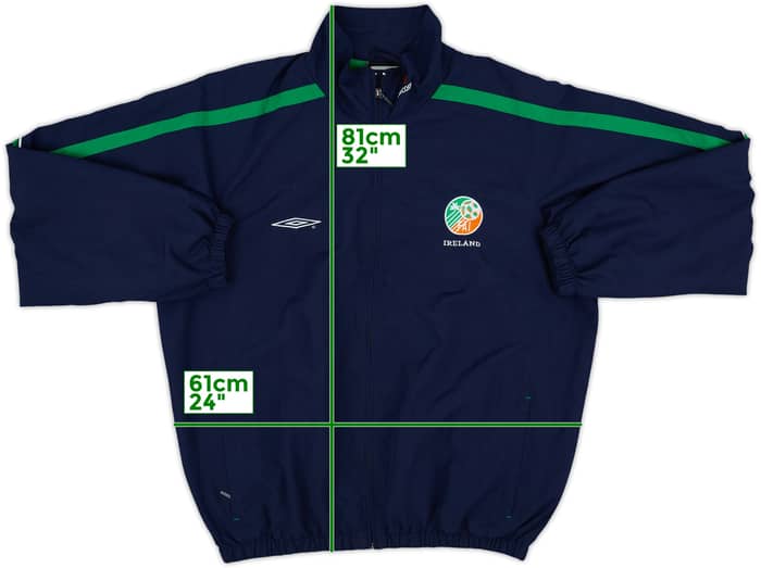 2002-03 Ireland Umbro Track Jacket - 9/10 - (L)