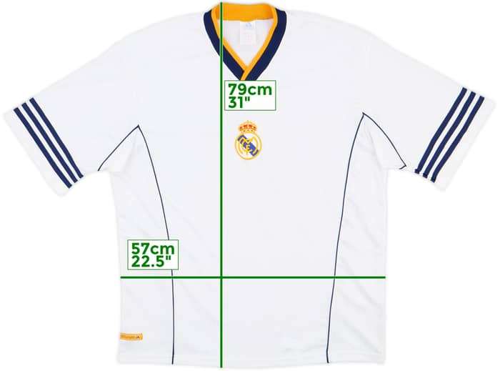 1999-00 Real Madrid adidas Training Shirt - 7/10 - (L)