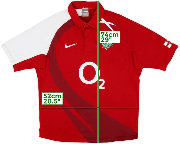 2007-09 England Rugby Away Shirt - 8/10 - (XL)