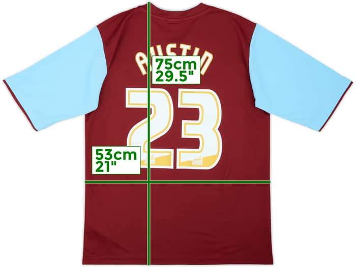 Camiseta de local del Burnley 2012-13 Austin #23 - 10/10 - (L)