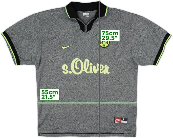 1997-98 Borussia Dortmund Away Shirt - 8/10 - (L)