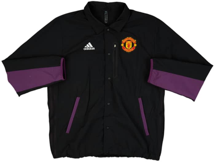 2021-22 Manchester United adidas Coach Jacket - 10/10 - (L)