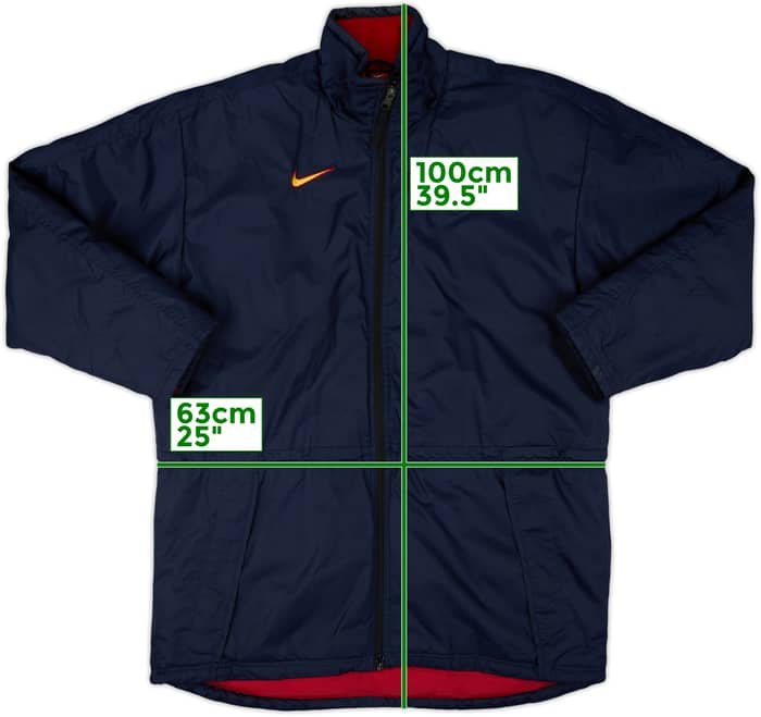 1999-00 Barcelona Nike Padded Bench Coat - 9/10 - (M)
