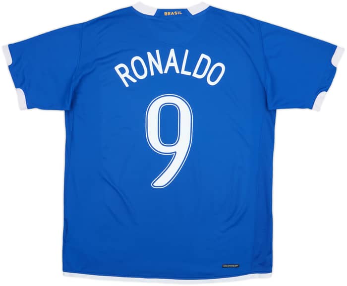2006-07 Brazil Away Shirt Ronaldo #9 - 5/10 - (L)