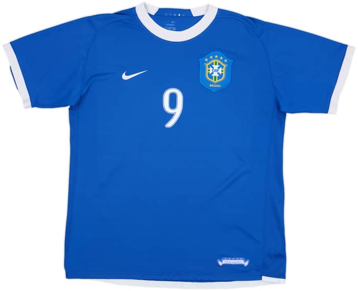 2006-07 Brazil Away Shirt Ronaldo #9 - 5/10 - (L)