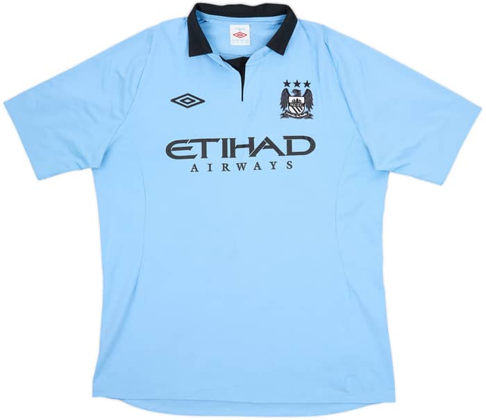 2012-13 Manchester City Home Shirt Kun Aguero #16 - 6/10 - (L)
