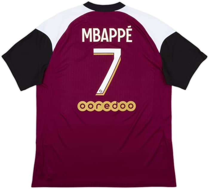 2020-21 Paris Saint-Germain Third Shirt Mbappe #7 - 8/10 - (XL)