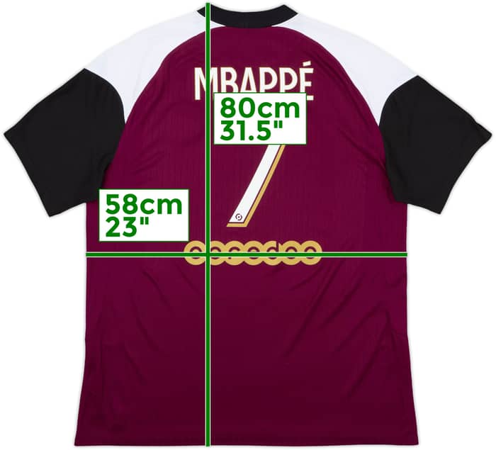 2020-21 Paris Saint-Germain Third Shirt Mbappe #7 - 8/10 - (XL)