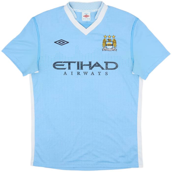 2011-12 Manchester City Home Shirt Kun Aguero #16 - 7/10 - (M)