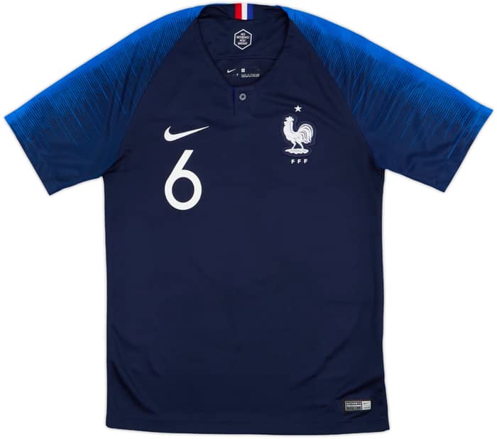 2018 France Home Shirt Pogba #6 - 6/10 - (S)
