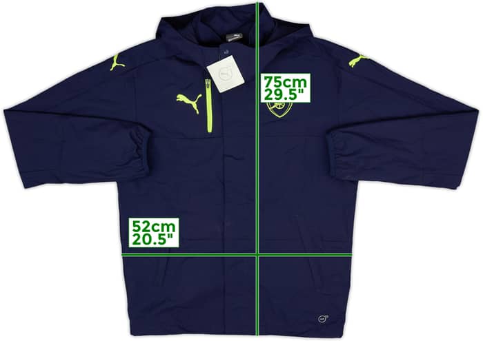 2016-17 Arsenal Puma Hooded Rain Jacket (M)