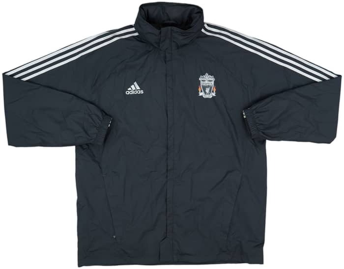 2011-12 Liverpool adidas Hooded Rain Jacket - 9/10 - (XL)
