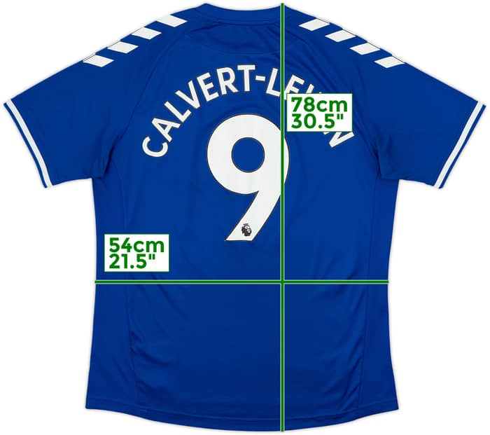 2020-21 Everton Home Shirt Calvert-Lewin #9 - 8/10 - (L)