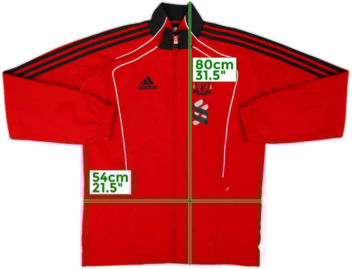 2010-11 Liverpool adidas Track Jacket - 10/10 - (M)
