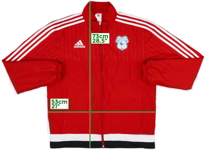 2016-17 Cardiff City adidas Track Jacket - 8/10 - (M)