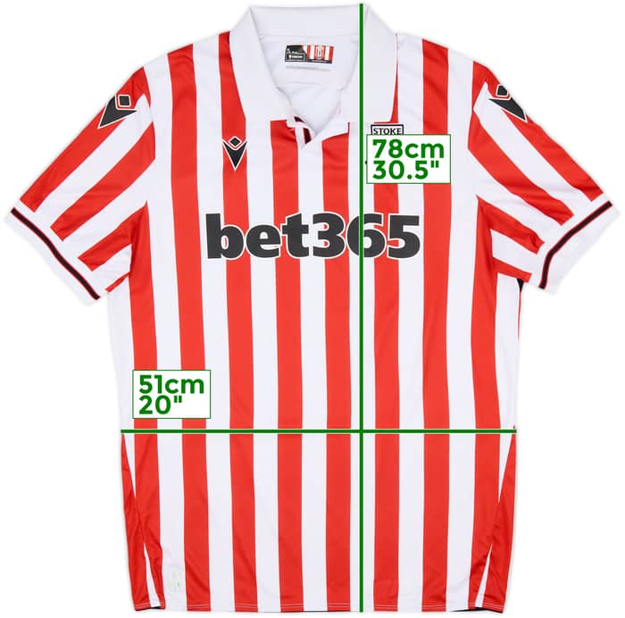 2023-24 Stoke City Home Shirt - 10/10 - (XL)