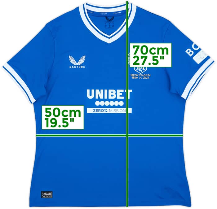 2024-25 Rangers '125 Years Heritage' Fourth Shirt - 9/10 - (Women's XL)