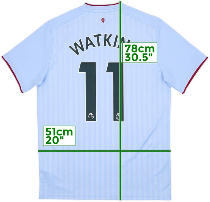 2022-23 Aston Villa Away Shirt Watkins #11 - 9/10 - (M)