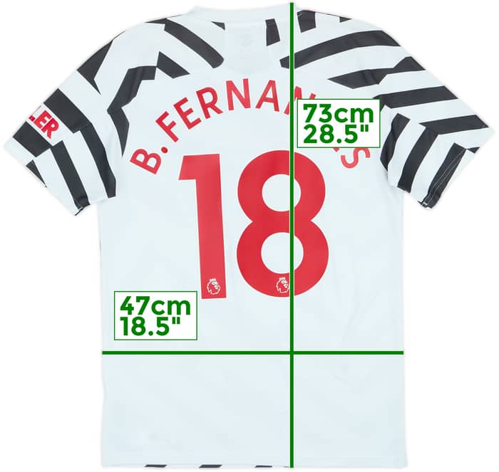 2020-21 Manchester United Third Shirt B.Fernandes #18 - 7/10 - (S)