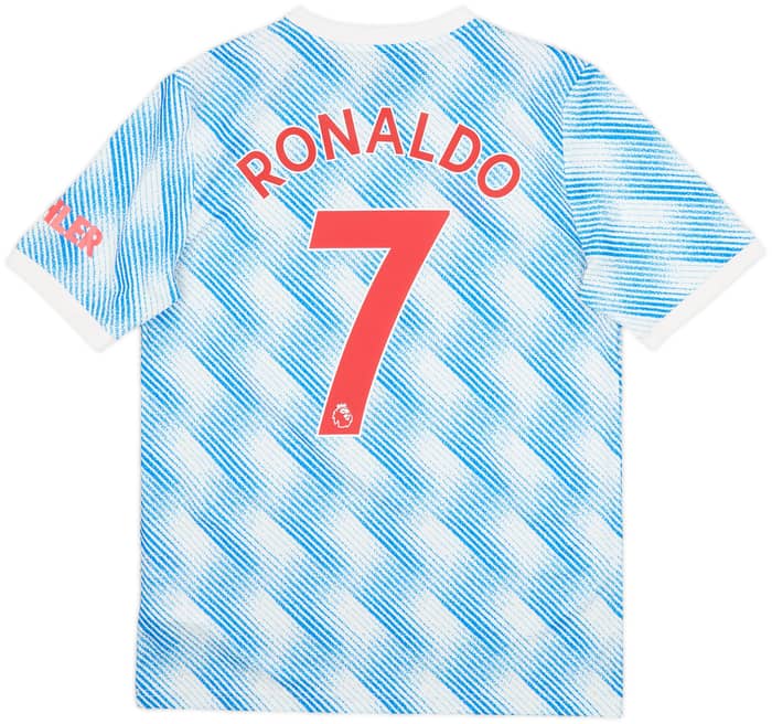 2021-22 Manchester United Away Shirt Ronaldo #7 - 9/10 - (XL.Boys)