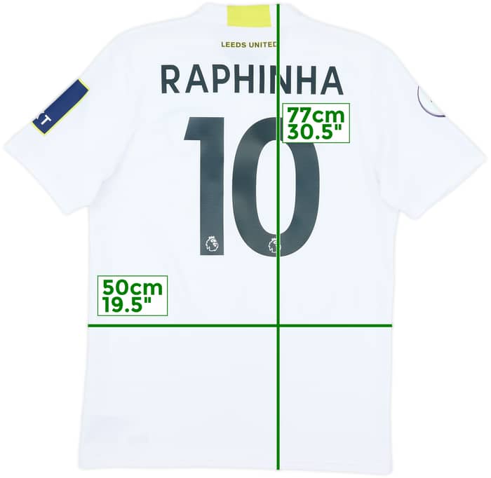 2021-22 Leeds United Home Shirt Raphinha #10 - 7/10 - (M)