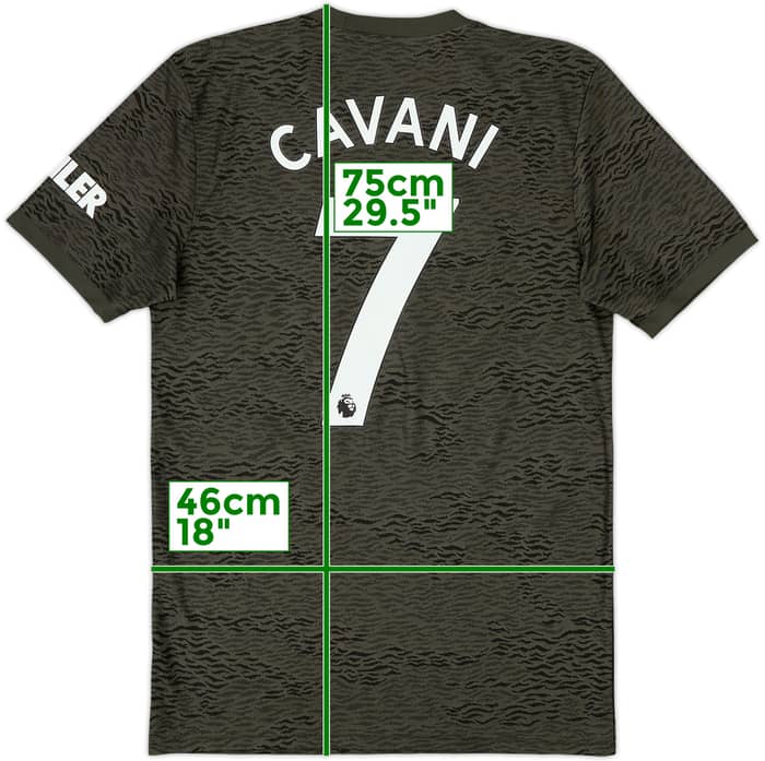 2020-21 Manchester United Away Shirt Cavani #7 - 8/10 - (S)