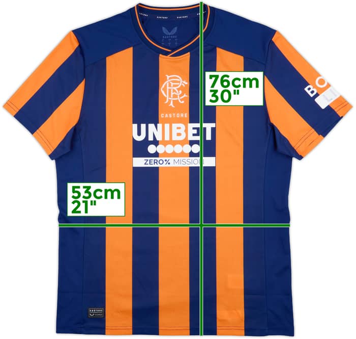 2023-24 Rangers Third Shirt - 9/10 - (L)
