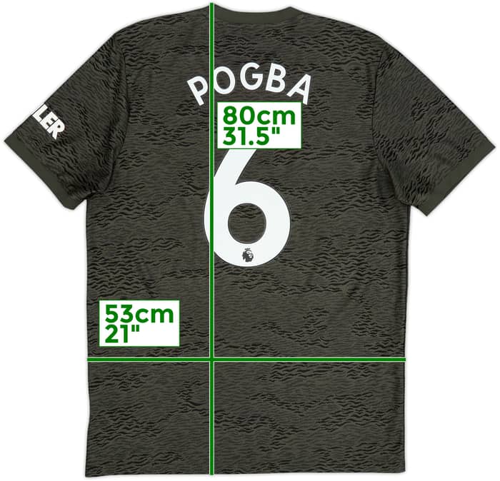 2020-21 Manchester United Away Shirt Pogba #6 - 9/10 - (L)