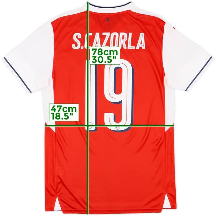 2016-17 Arsenal Home Shirt S.Cazorla #19 - 7/10 - (S)