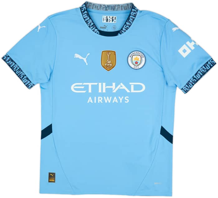 2024-25 Manchester City Home Shirt Haaland #9 - 9/10 - (M)