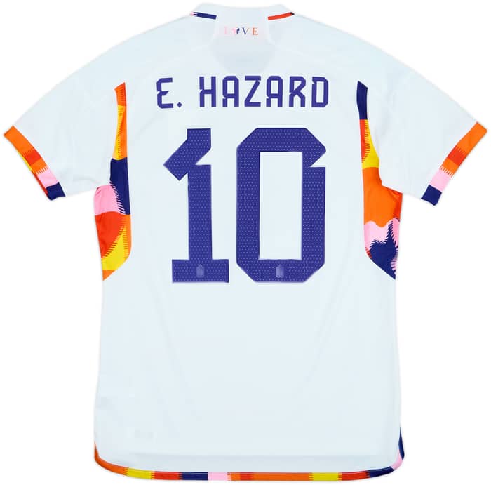 2022-23 Belgium Away Shirt E.Hazard #10 - 8/10 - (M)