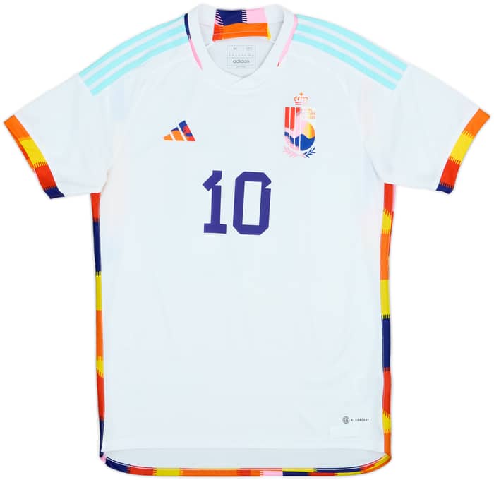 2022-23 Belgium Away Shirt E.Hazard #10 - 8/10 - (M)