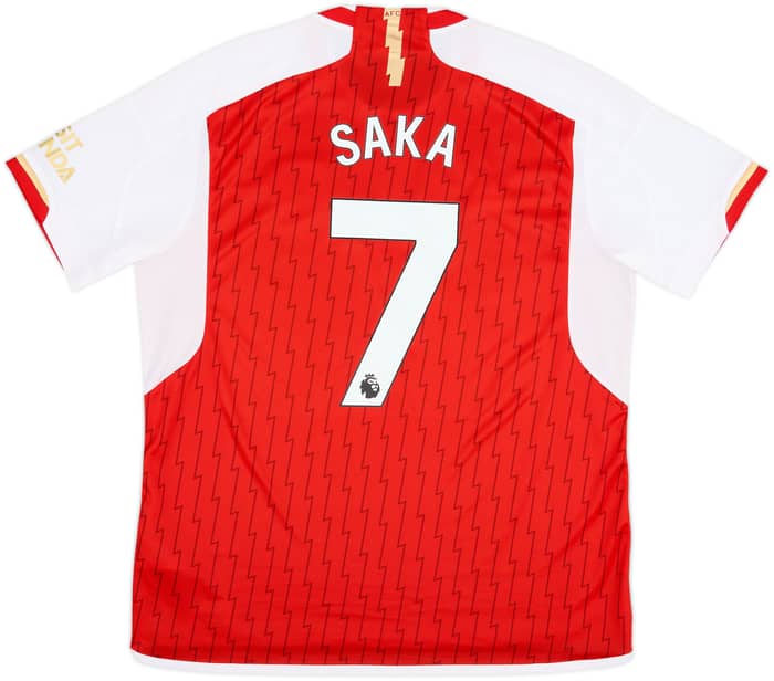 2023-24 Arsenal Home Shirt Saka #7 - 9/10 - (XL)