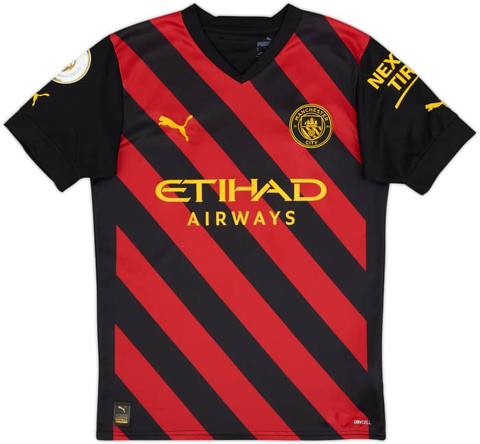 2022-23 Manchester City Away Shirt Haaland #9 - 8/10 - (S)