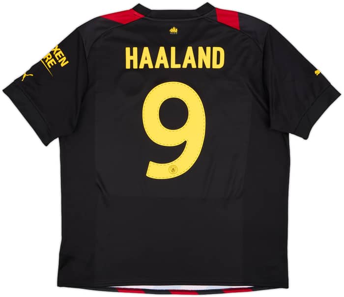 2022-23 Manchester City Away Shirt Haaland #9 - 9/10 - (XL)