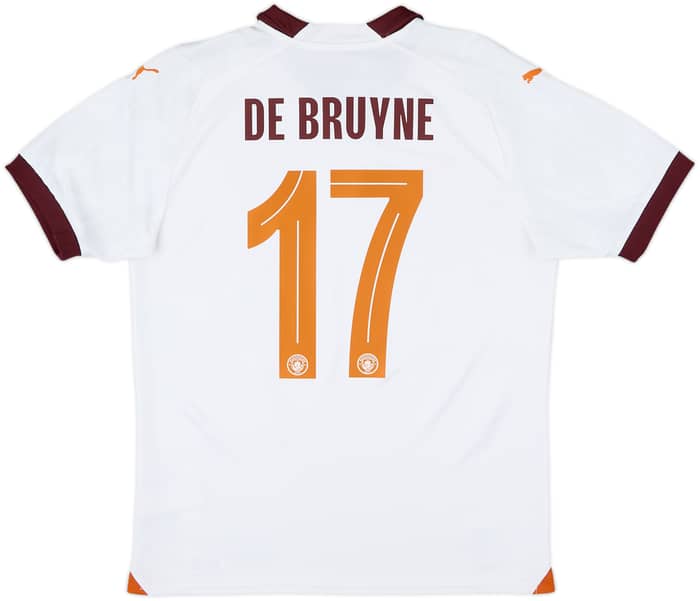 2023-24 Manchester City Away Shirt De Bruyne #17 - 8/10 - (M)