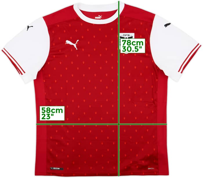 2020-22 Austria Home Shirt - 7/10 - (XL)