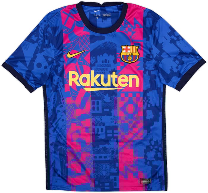 2021-22 Barcelona Third Shirt Pedri #16 - 9/10 - (S)