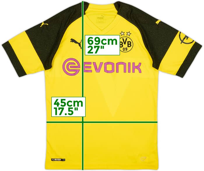 2018-19 Borussia Dortmund Home Shirt - 7/10 - (S)