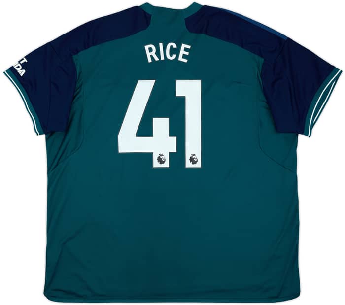 2023-24 Arsenal Third Shirt Rice #41 - 8/10 - (3XL)