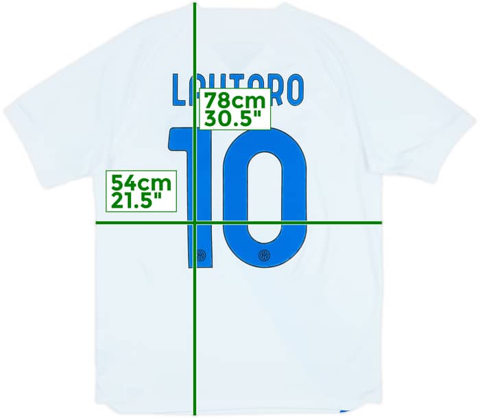 2023-24 Inter Milan Away Shirt Lautaro #10 - 9/10 - (M)