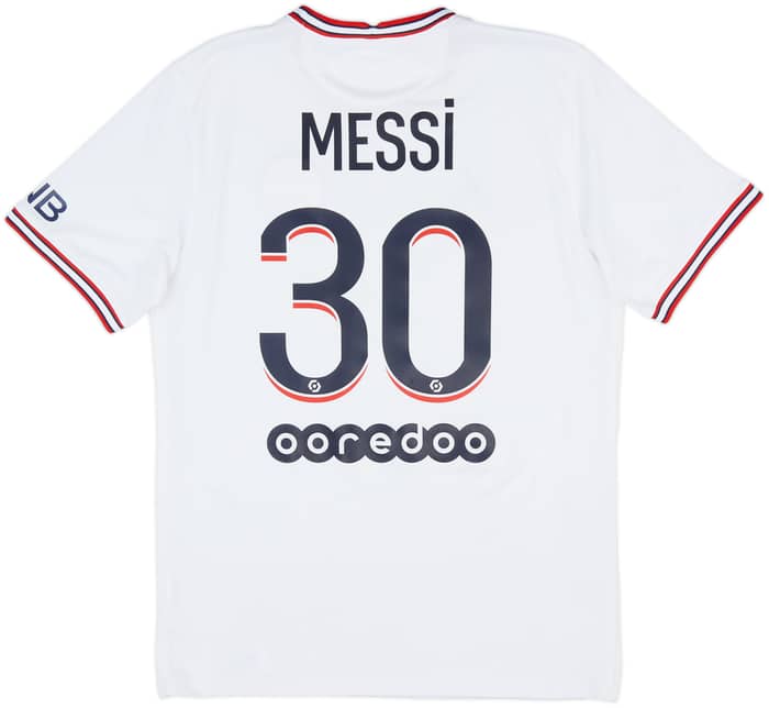 2021-22 Paris Saint-Germain Fourth Shirt Messi #30 - 8/10 - (M)
