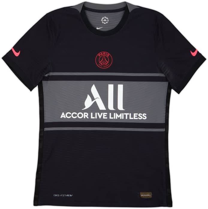 2021-22 Paris Saint-Germain Authentic Third Shirt Mbappe #7 - 10/10 - (S)