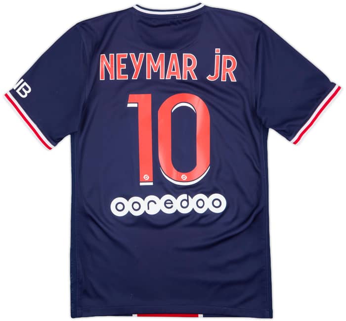 2020-21 Paris Saint-Germain Home Shirt NeymarJr #10 - 8/10 - (XS)