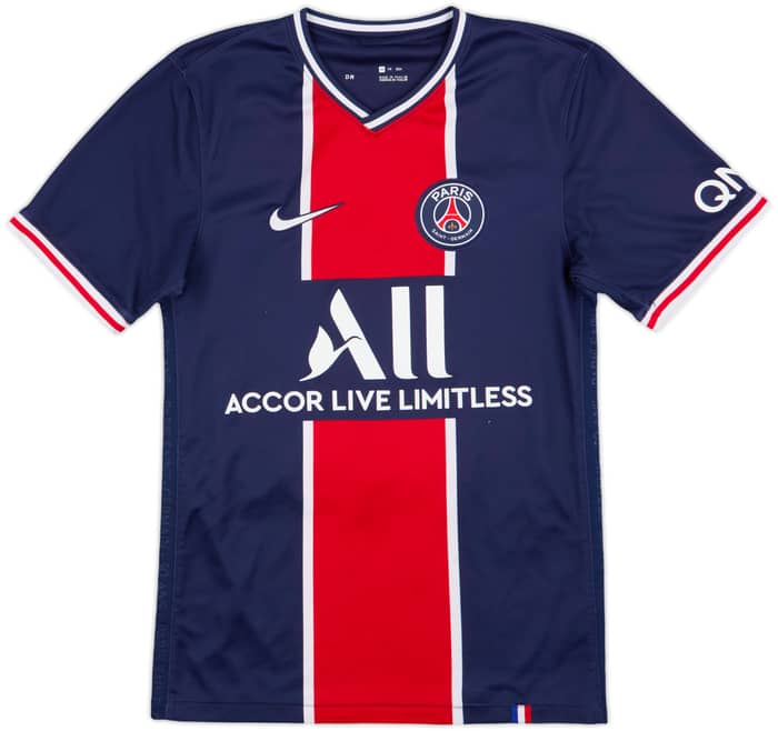 2020-21 Paris Saint-Germain Home Shirt NeymarJr #10 - 8/10 - (XS)