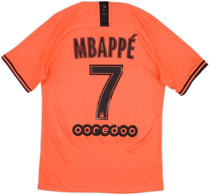 2019-20 Paris Saint-Germain Away Shirt Mbappe #7 - 5/10 - (S)