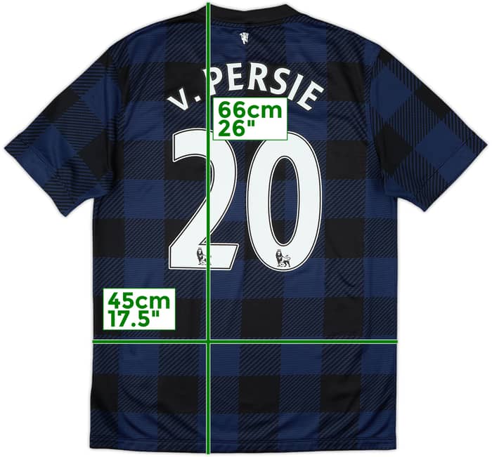 2013-14 Manchester United Away Shirt V.Persie #20 - 5/10 - (M)