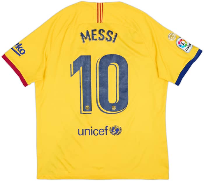 2019-20 Barcelona Away Shirt Messi #10 - 5/10 - (XL)