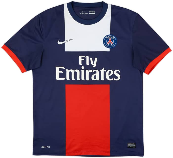 2013-14 Paris Saint-Germain Home Shirt Beckham #32 - 6/10 - (M)