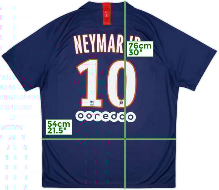 2019-20 Paris Saint-Germain Home Shirt Neymar Jr #10 - 10/10 - (XL)
